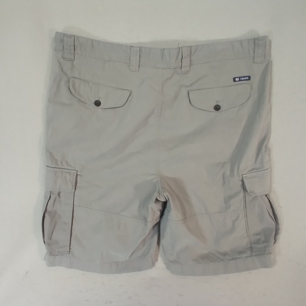 Chaps Ralph Lauren cargo shorts men's 38 x 11 gray cotton outdoor urban preepy - Picture 9 of 12